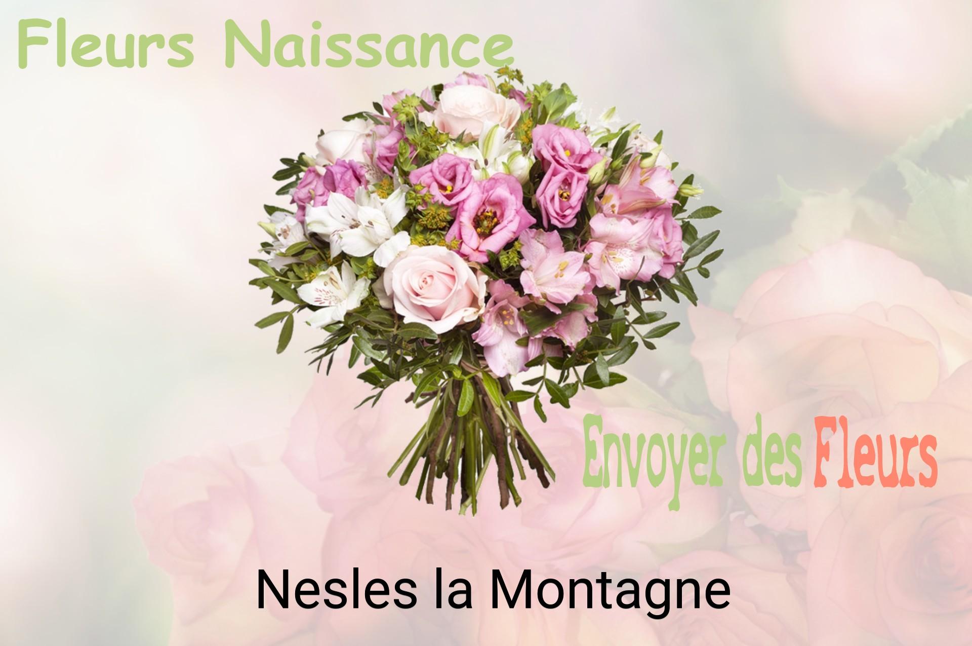 Bouquet de fleurs de naissance livré à Nesles-la-Montagne