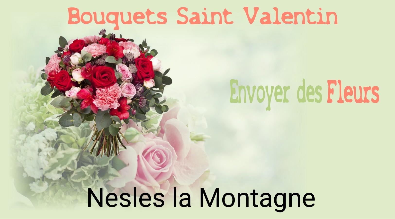 Roses de Saint-Valentin livrées à Nesles-la-Montagne